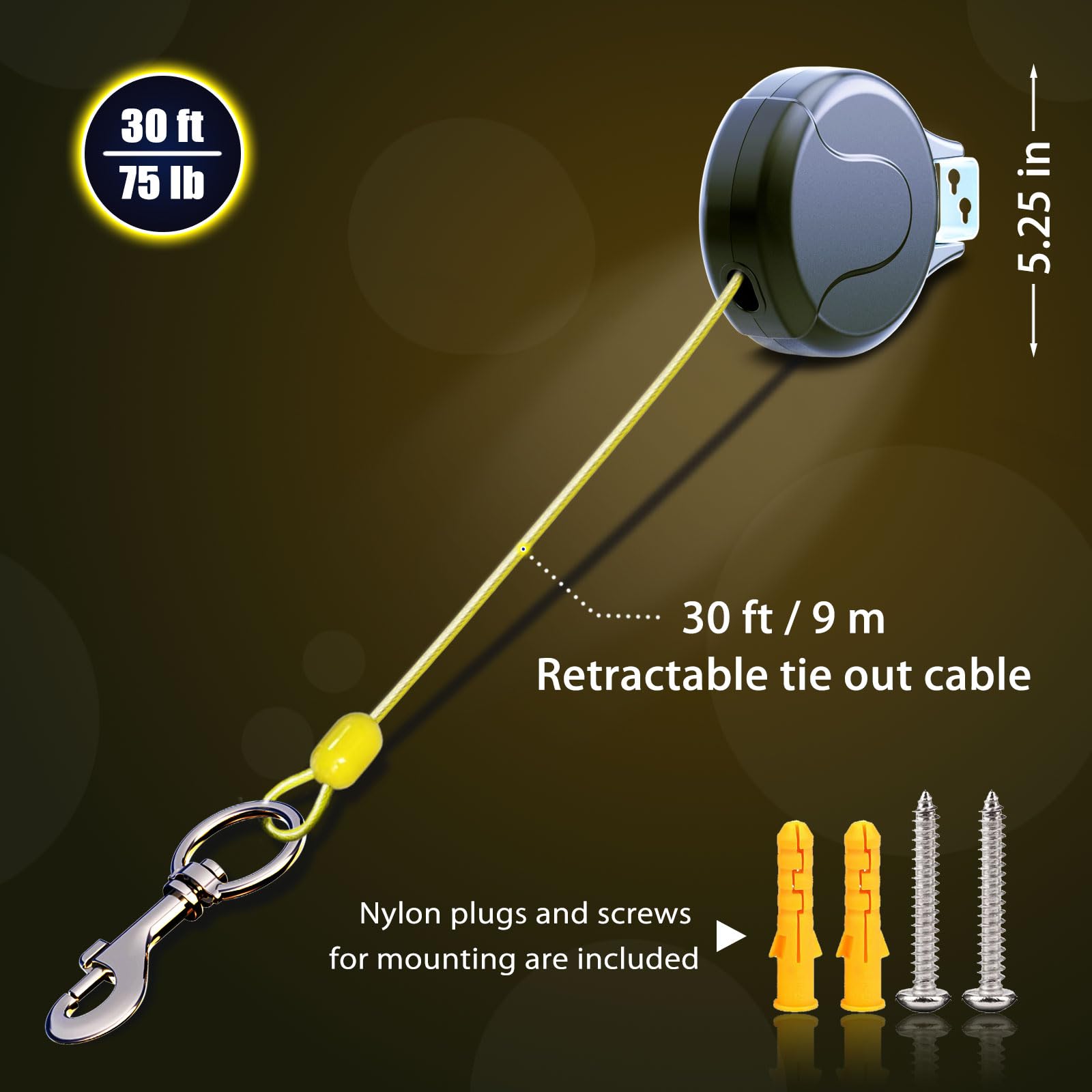 PAWSTATION wall-mount installation kit simplifies setup in minutes.