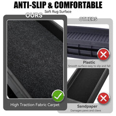 PawStep 51006 anti-slip surface for secure climbs.