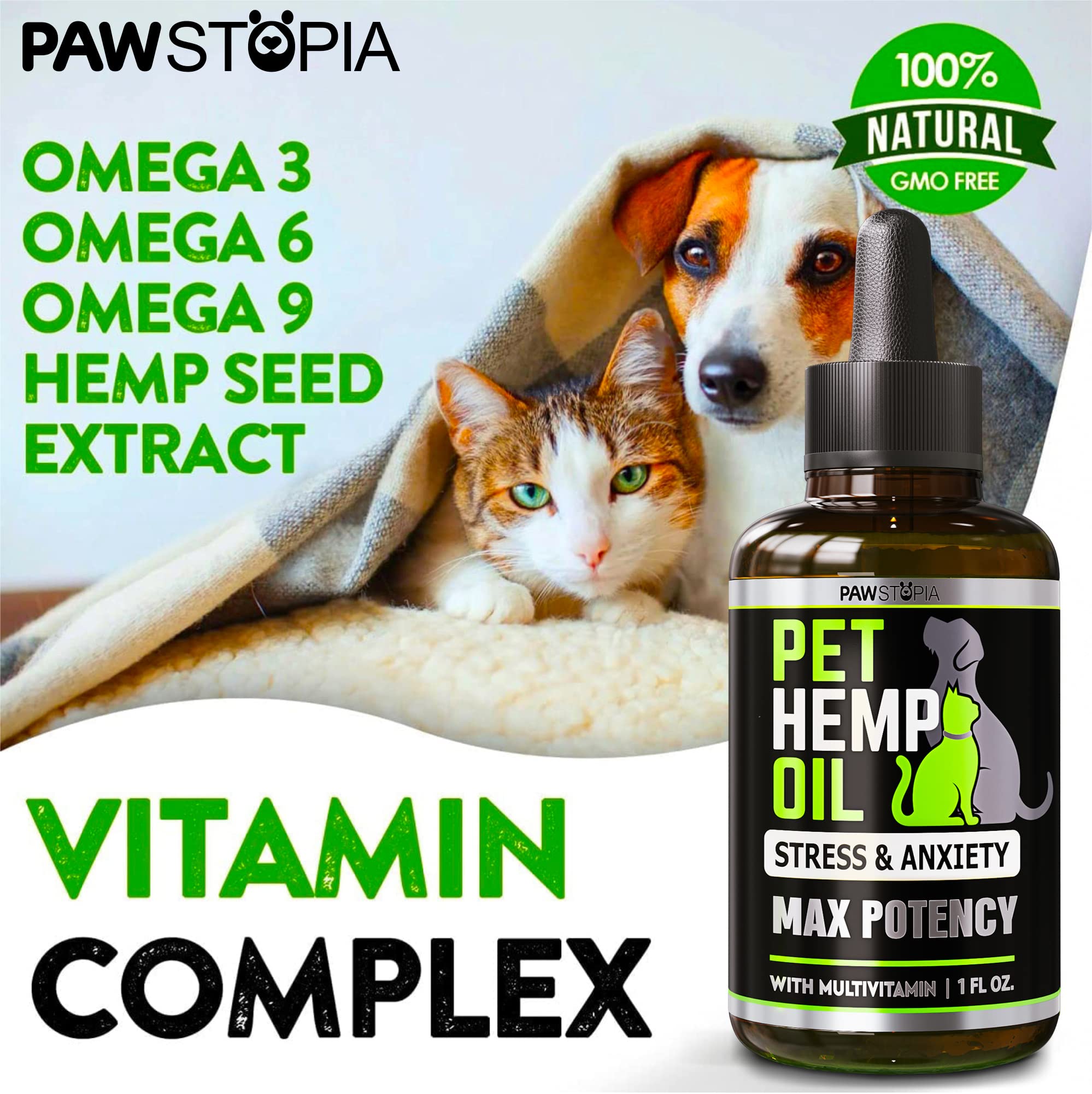 Pawstopia made-in-usa label highlights quality and safety.