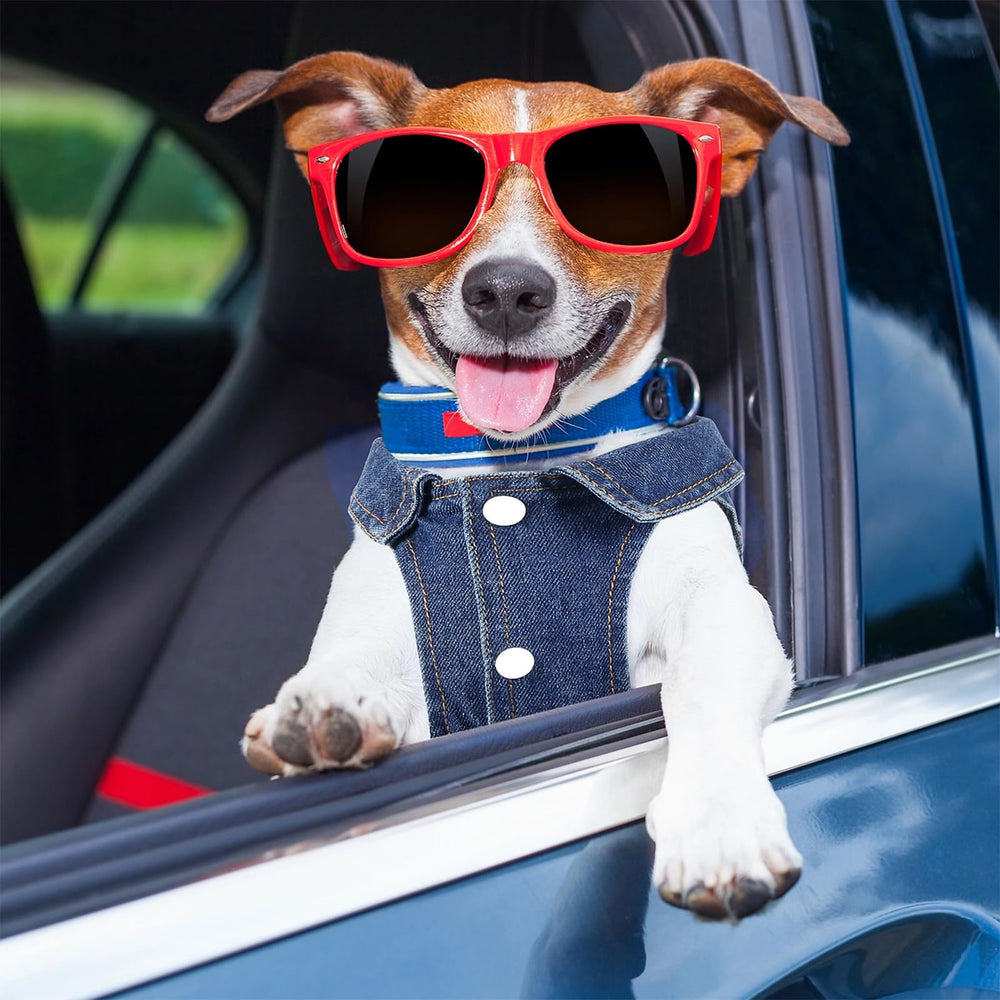 Pawstrip easy-care denim jacket is machine washable for quick cleaning.