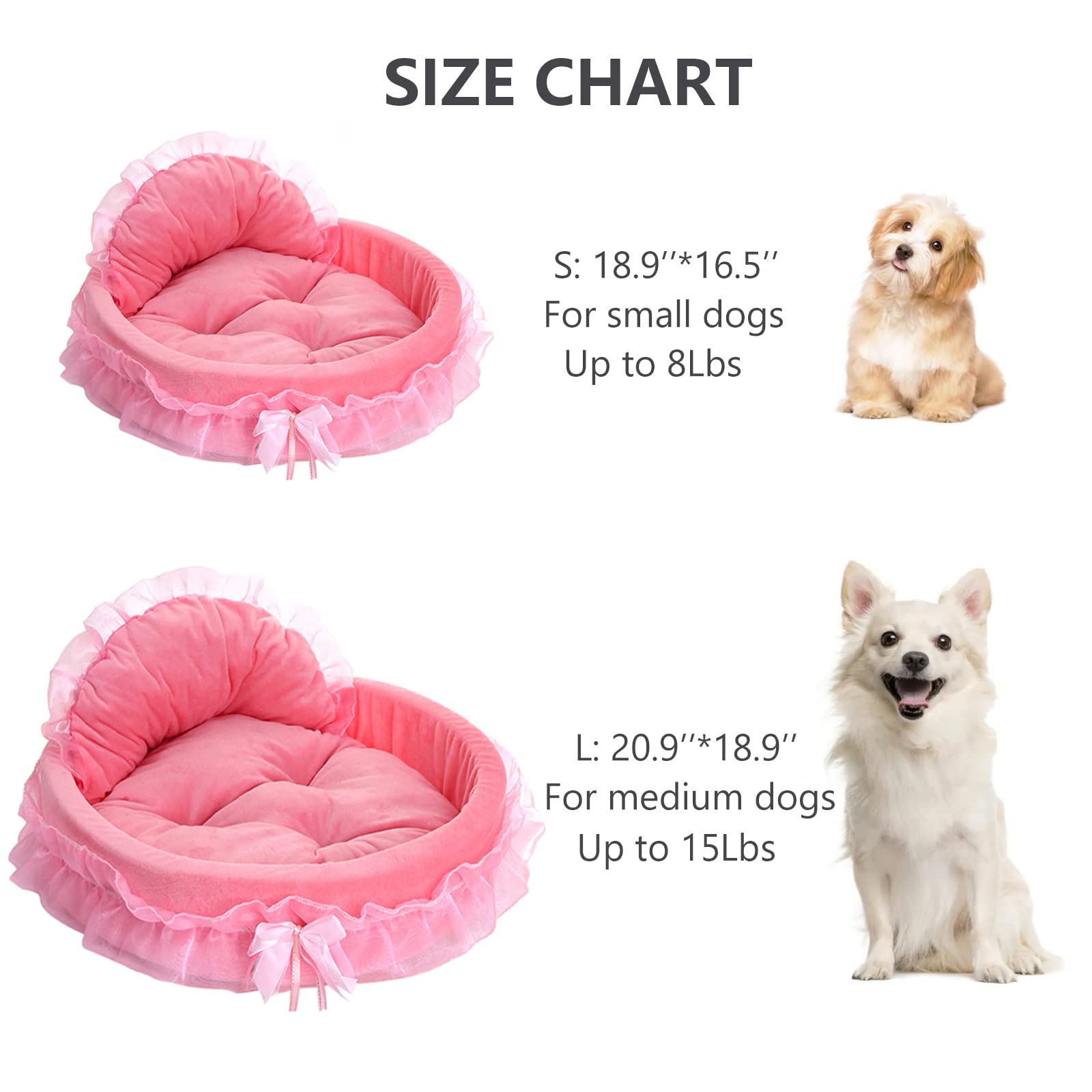pawstrip pink bed cushion detachable makes cleaning easy after adventures.