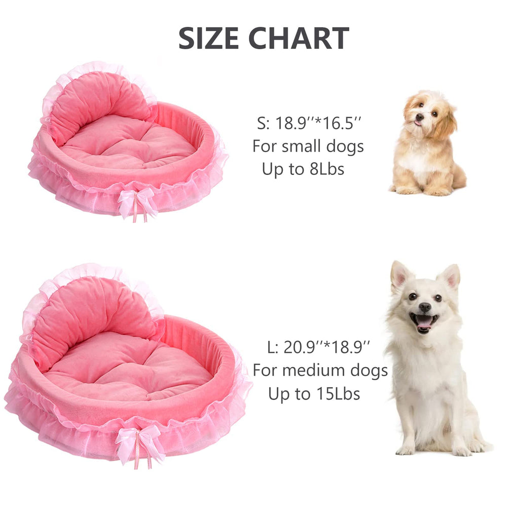 pawstrip pink bed cushion detachable makes cleaning easy after adventures.