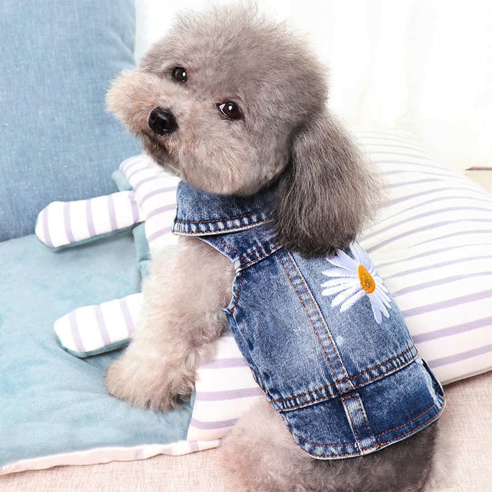 Pawstrip soft cotton-blend denim ensures comfortable all-season wear.