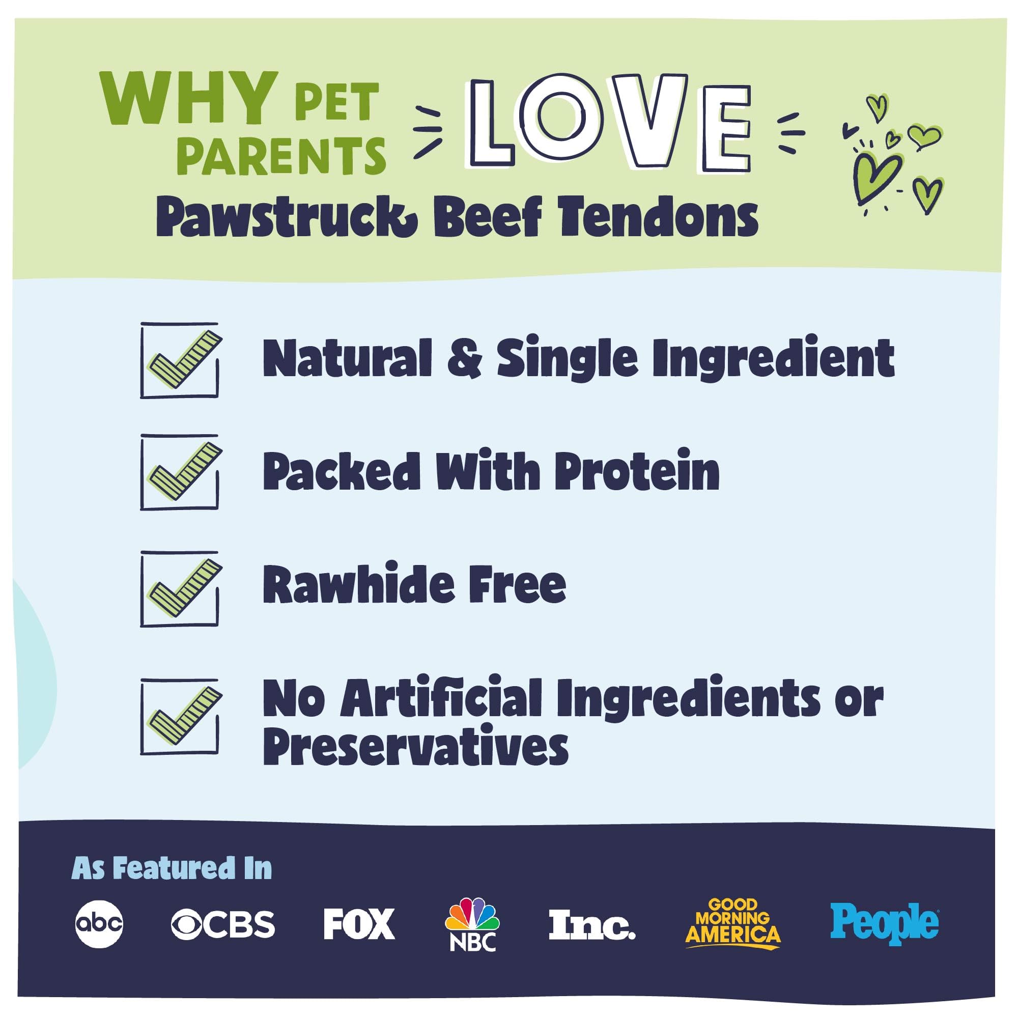 Close-up texture of Pawstruck Beef Tendon Chew Stick showing natural fibers.