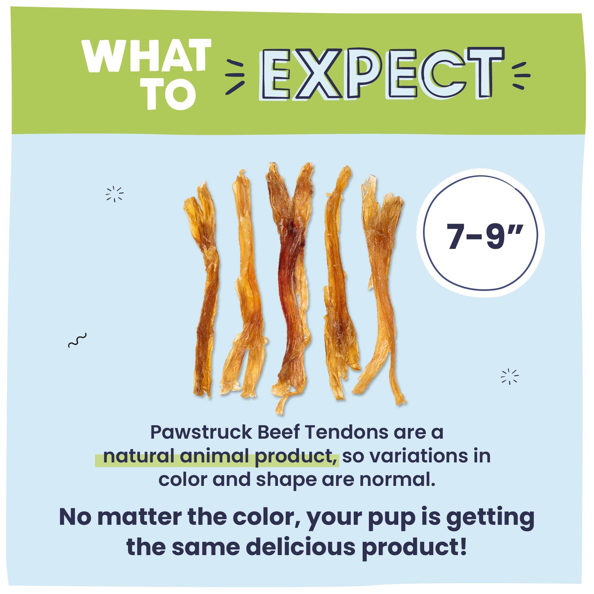 Pawstruck Beef Tendon Chew Stick emits natural meaty aroma appealing to dogs.