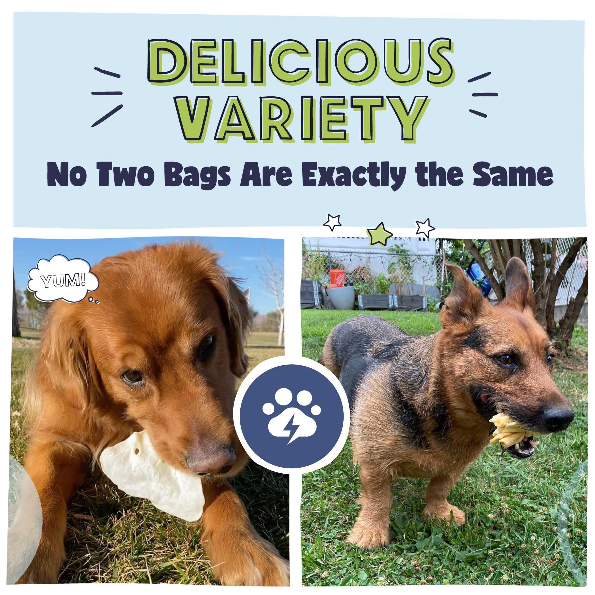 Pawstruck Bizarre Bargain Bag hooves for strong chewers