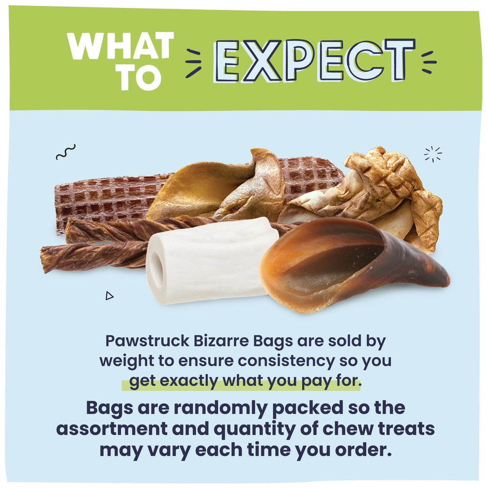 Pawstruck Bizarre Bargain Bag variety pack keeps dogs curious