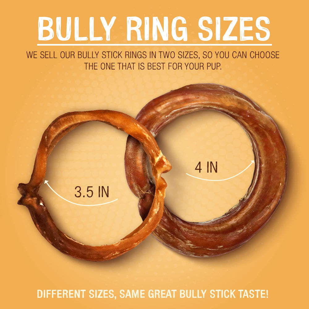Pawstruck bully ring ingredients: rawhide-free, 100% beef pizzle.