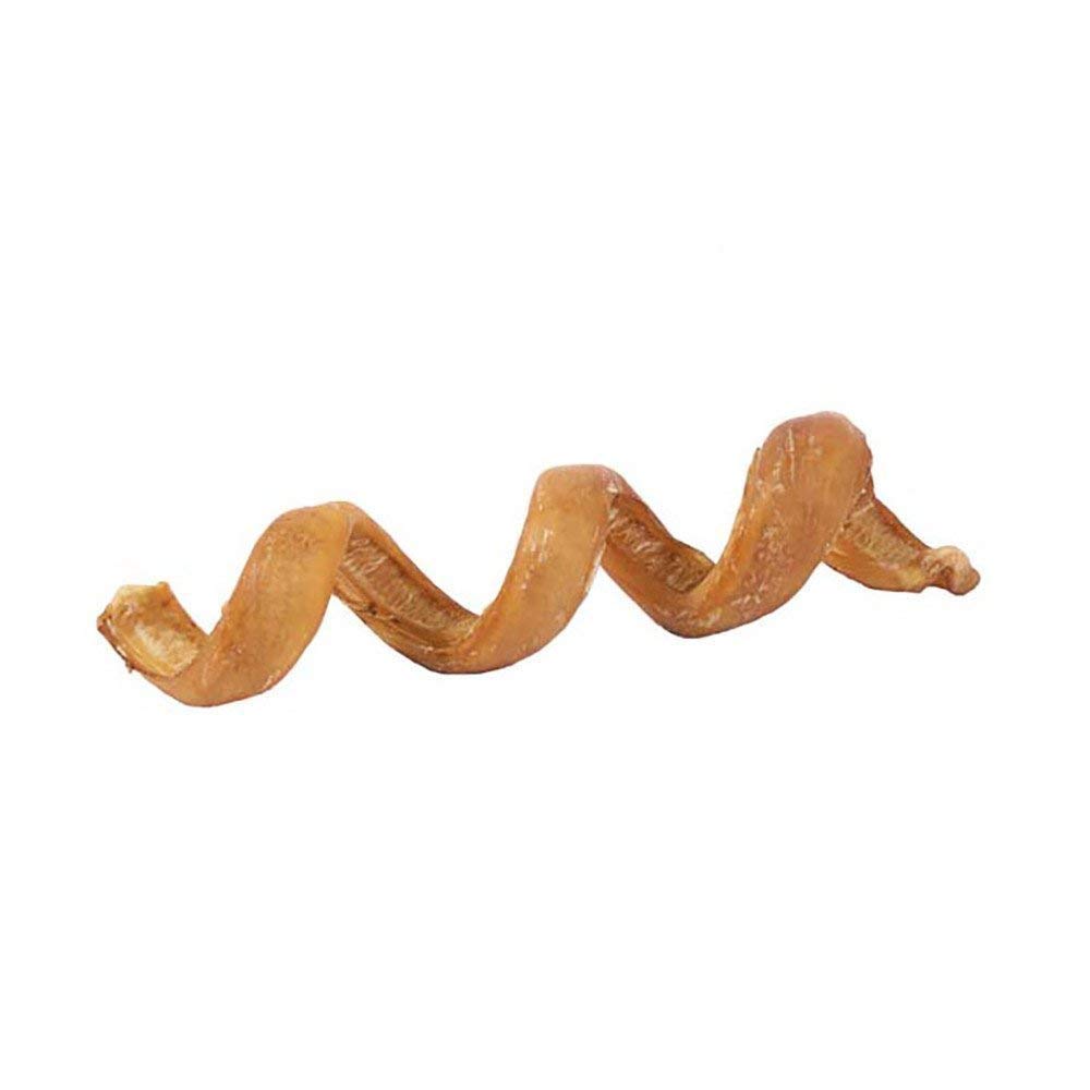 Pawstruck packaging showing low-odor, rawhide-free bully stick springs.