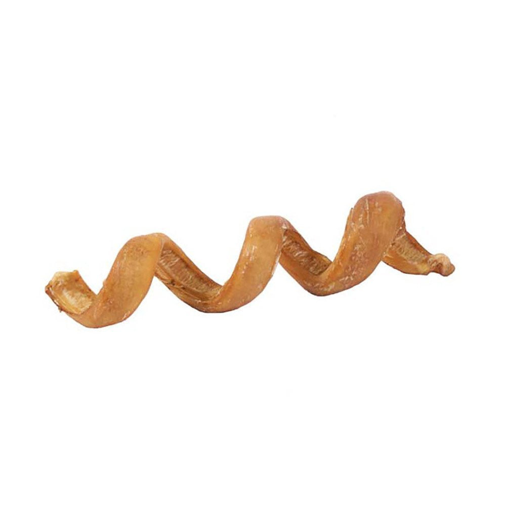 Pawstruck Bully Stick Springs rawhide-free texture appealing to sensitive stomachs