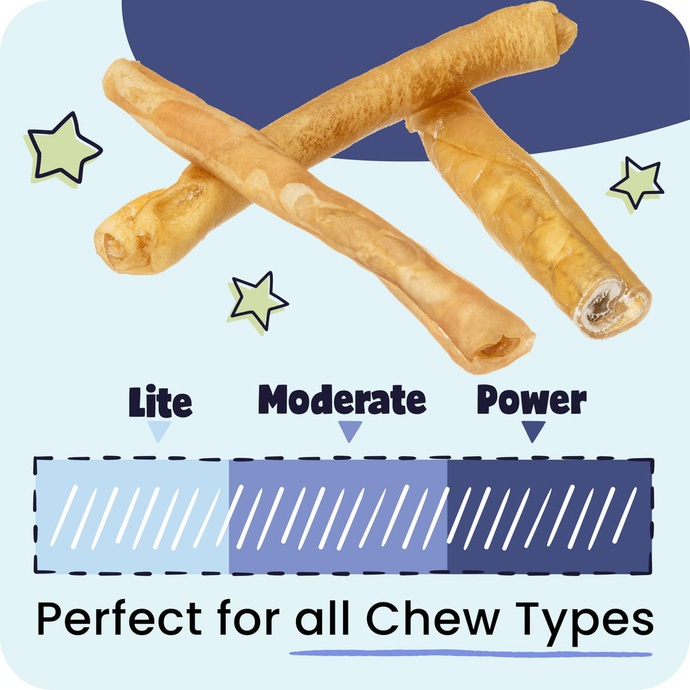 Pawstruck Collagen Barbells size reference, 6-7 inch chew for larger dogs