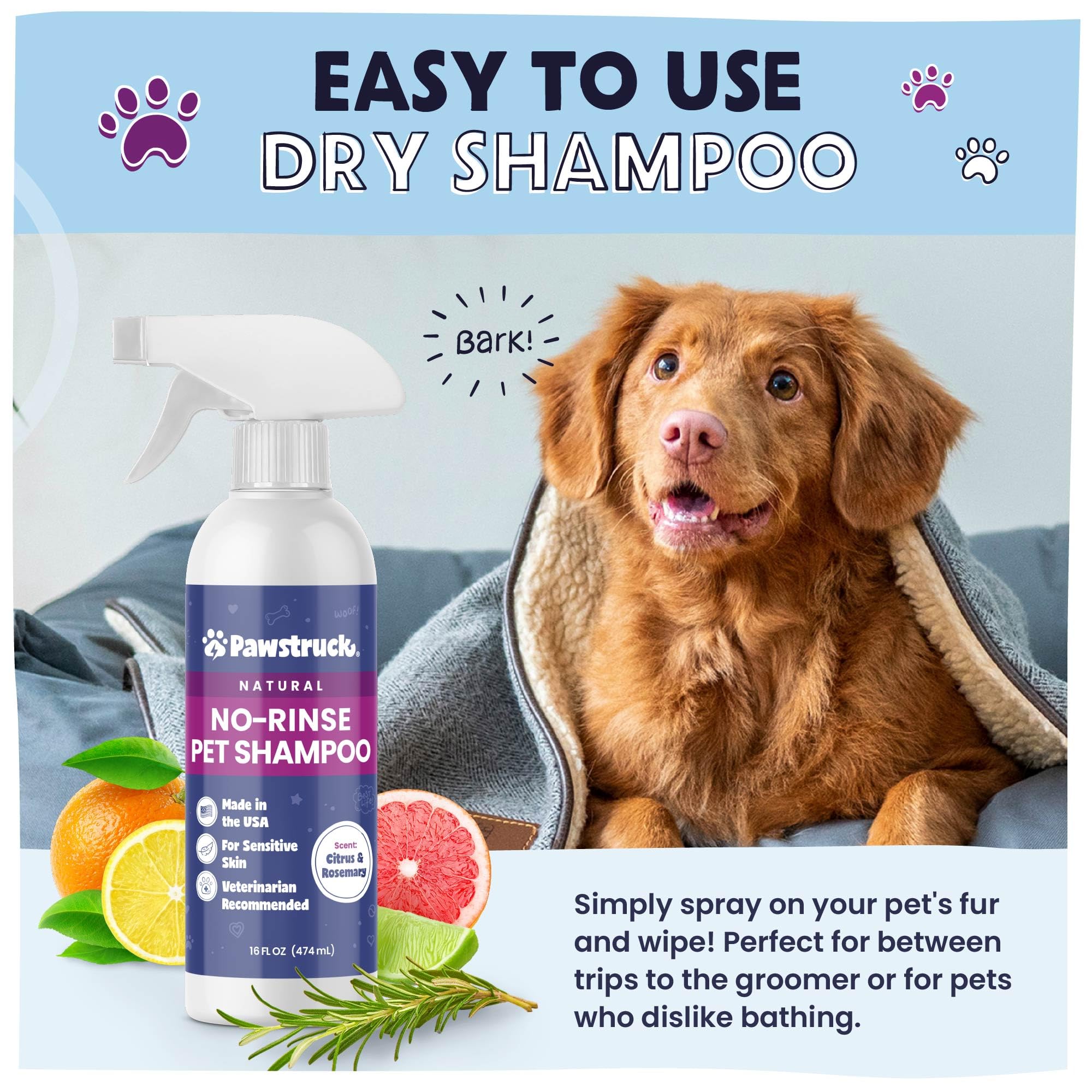 Pawstruck recyclable packaging highlights cruelty-free product