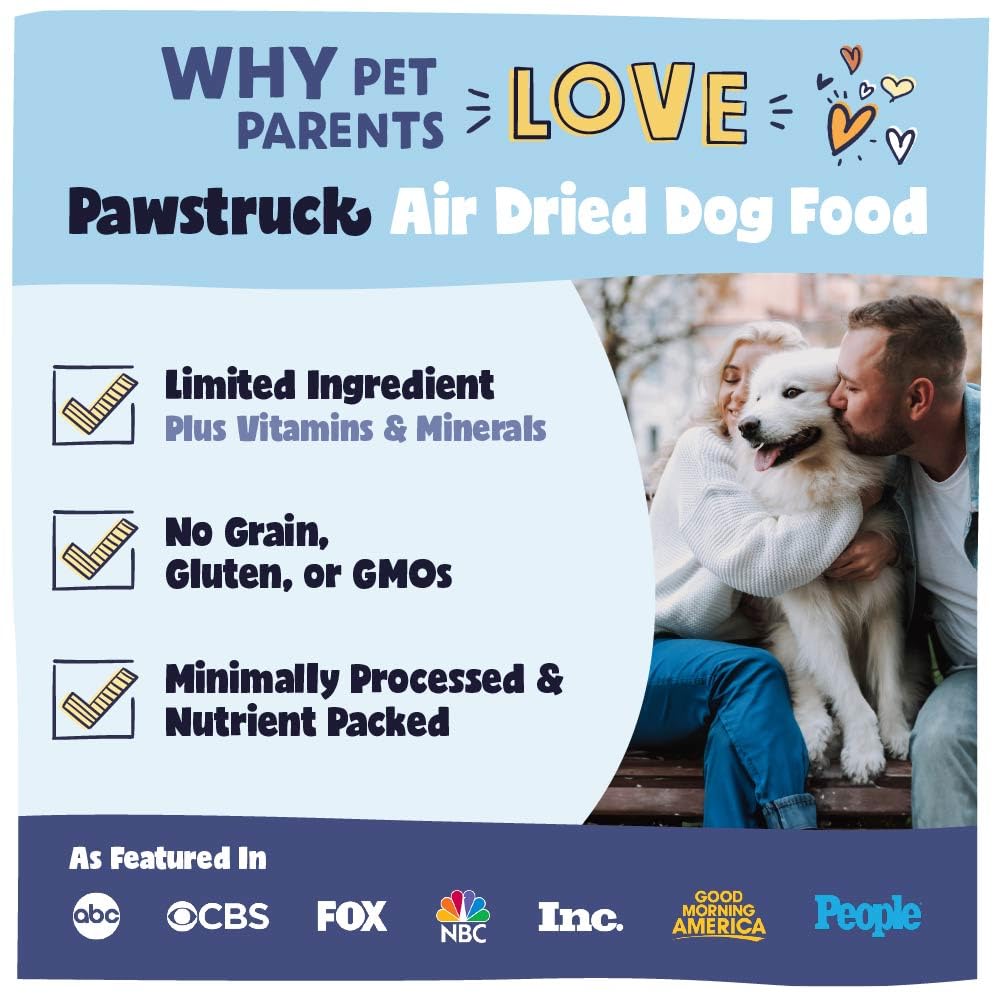 Pawstruck dog food vet recommended seal and packaging
