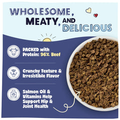Pawstruck grain-free label on the package highlighting gluten-free dietary options.