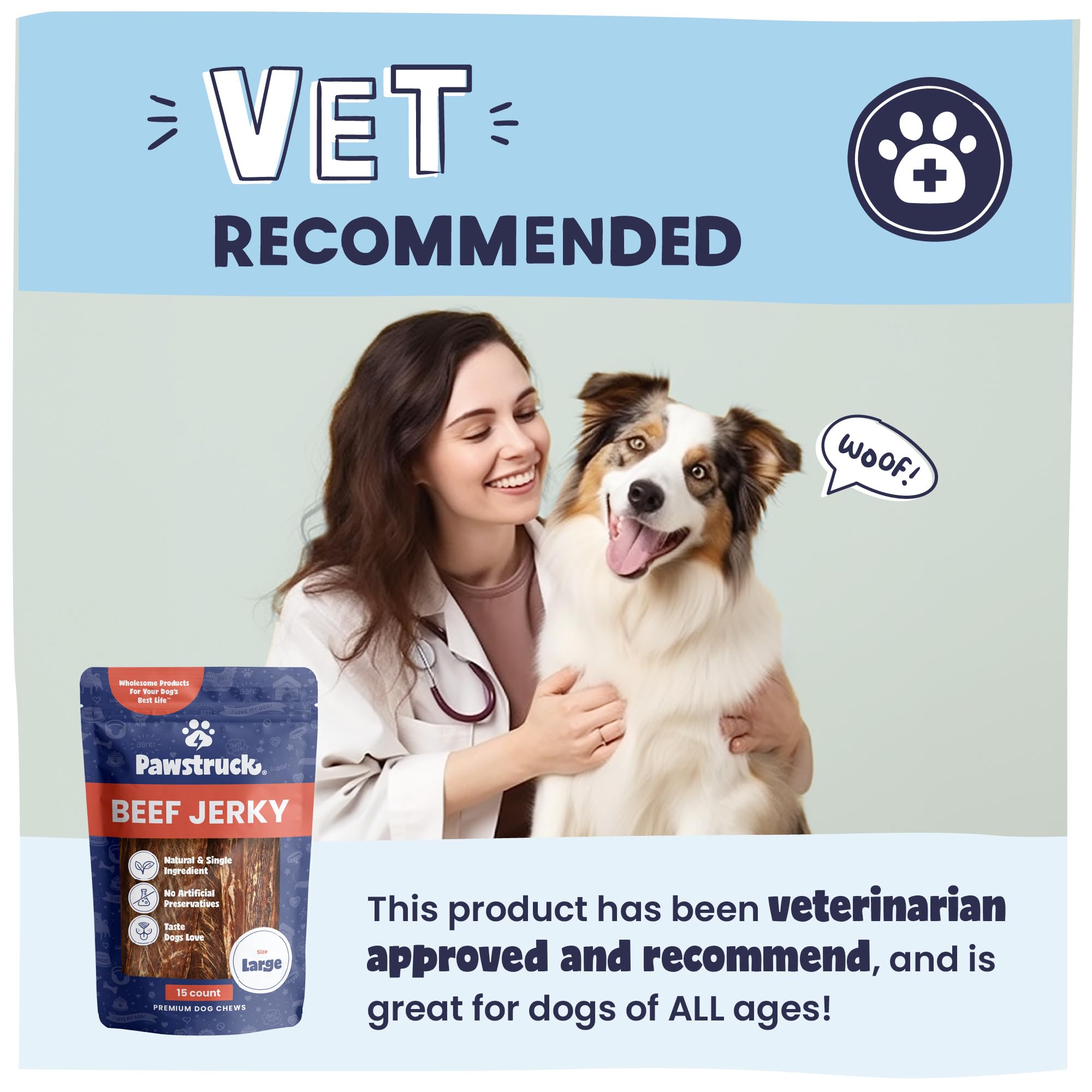 Pawstruck grain-free soy-free jerky appeals to sensitive-diet dogs.