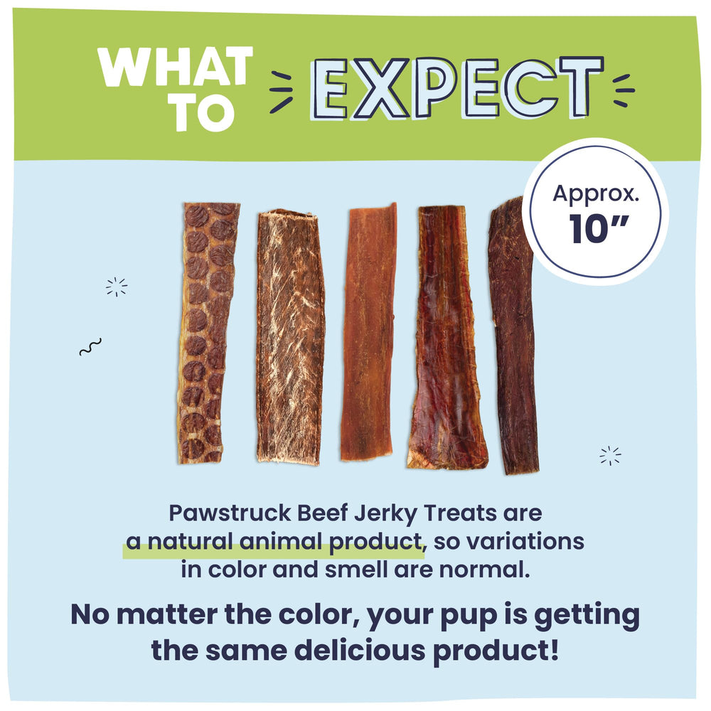 Pawstruck single-ingredient jerky emphasizes natural simplicity.