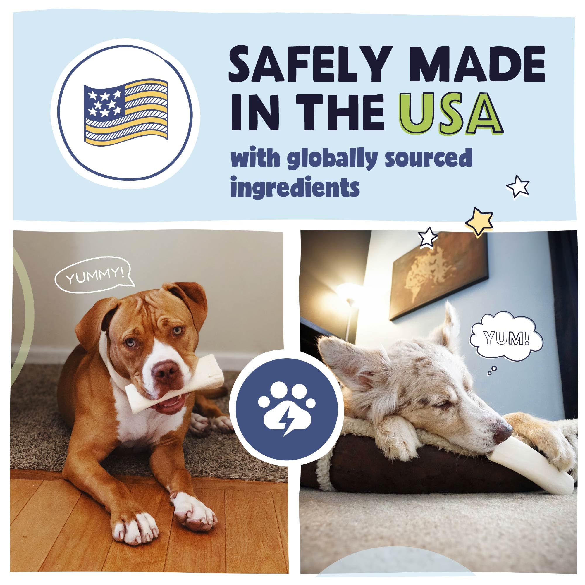 Pawstruck long-lasting chew ideal for aggressive chewers.