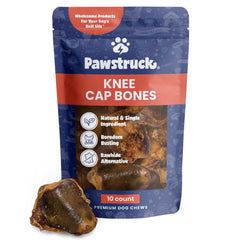 Pawstruck knee cap bones pack, USA-made, single-ingredient chew for dental support.