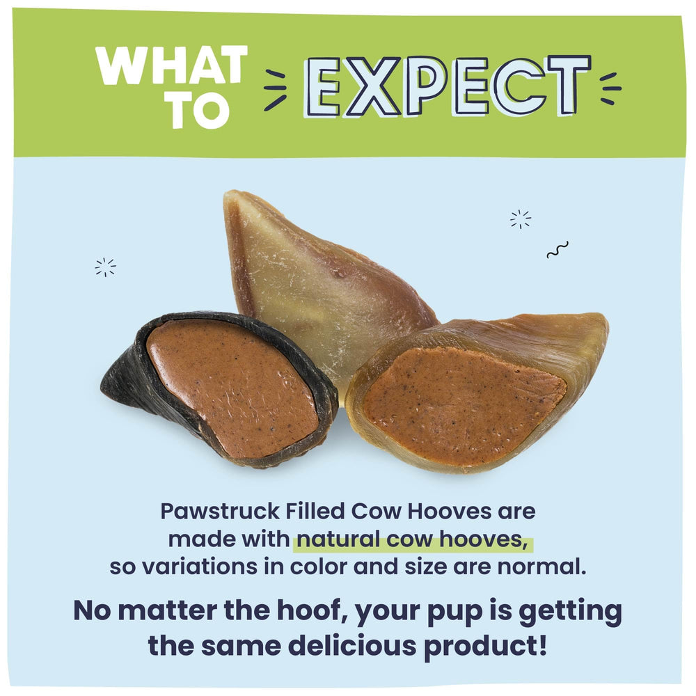 Puppy chewing Pawstruck chew, a long-lasting dog treat.