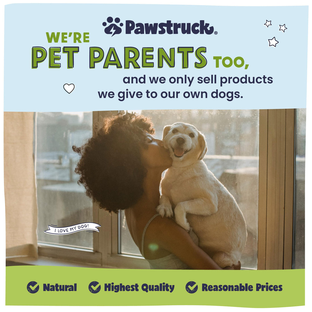 Pawstruck rawhide-free puppy chews ideal for light chewers.