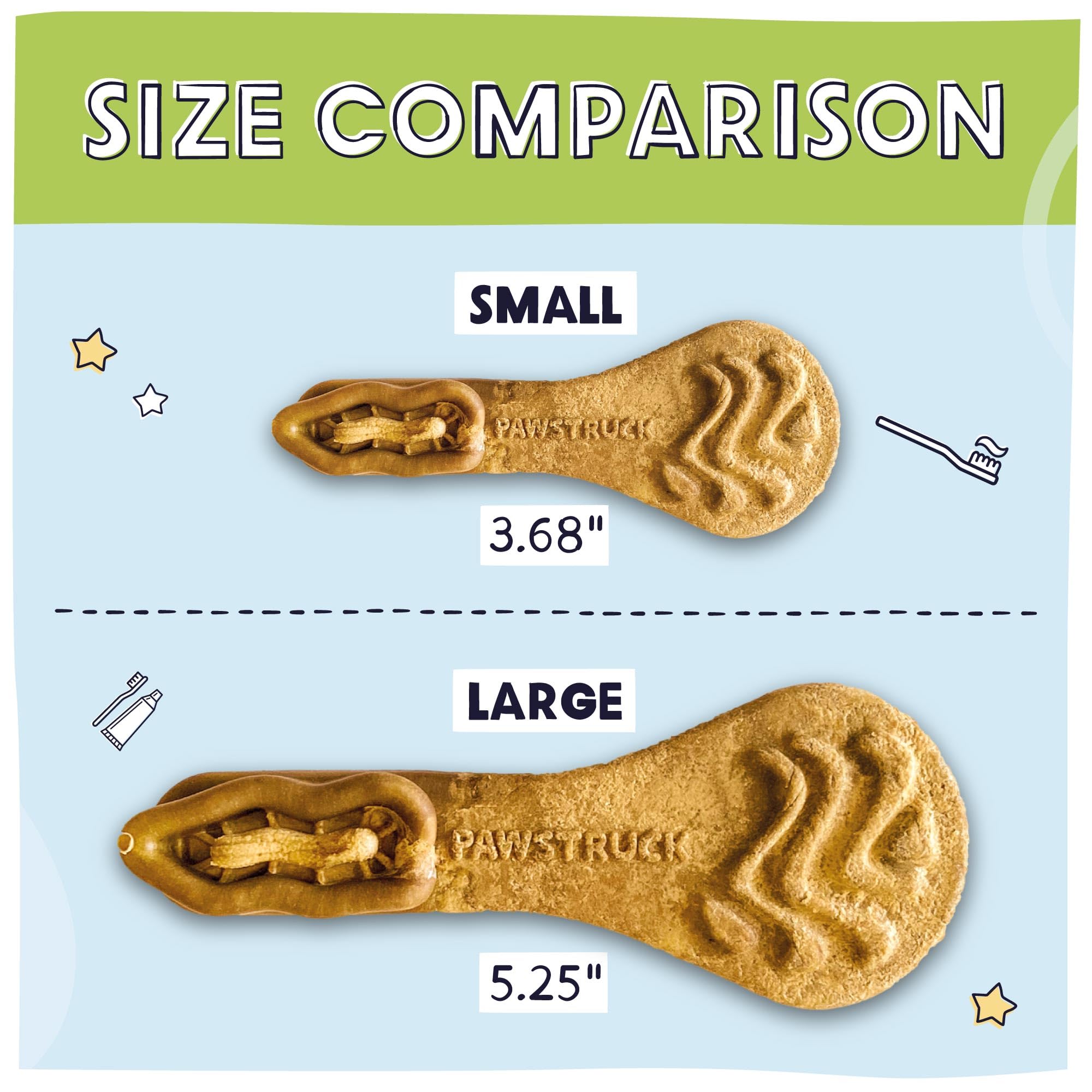 Pawstruck USA-made claim and natural ingredients visible on packaging.