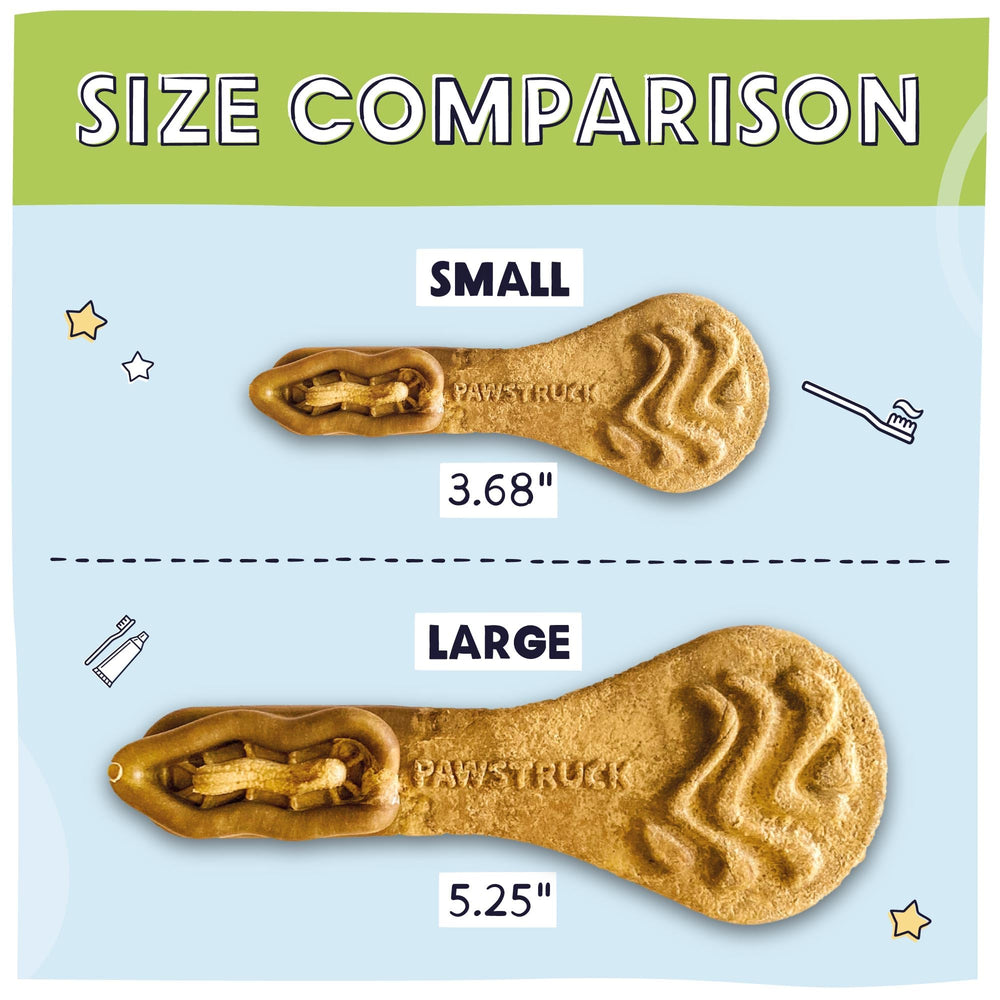 Pawstruck USA-made claim and natural ingredients visible on packaging.