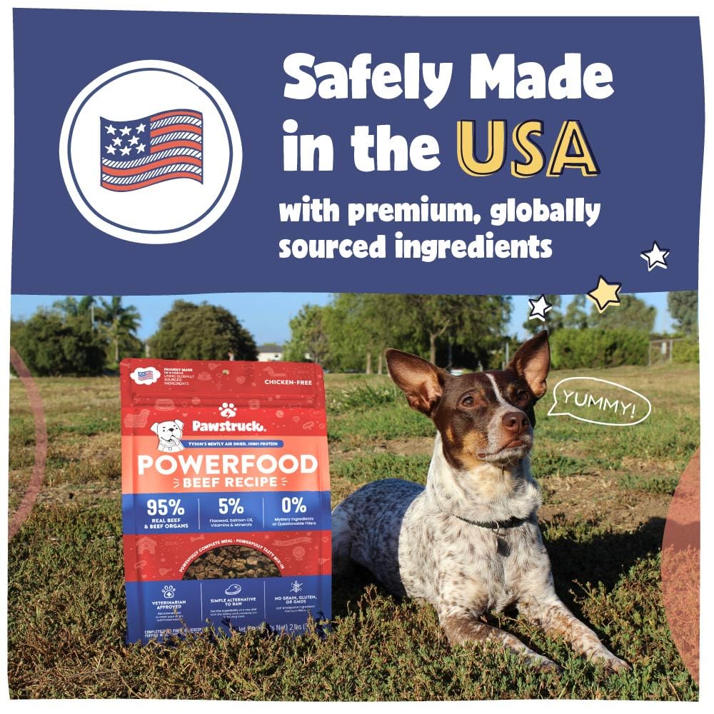 Pawstruck Vet Recommended seal signaling trusted canine nutrition guidance.