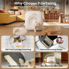 PawSwing compact design fits small spaces in apartments