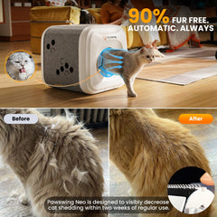 PawSwing battery-free design operates without cords or batteries