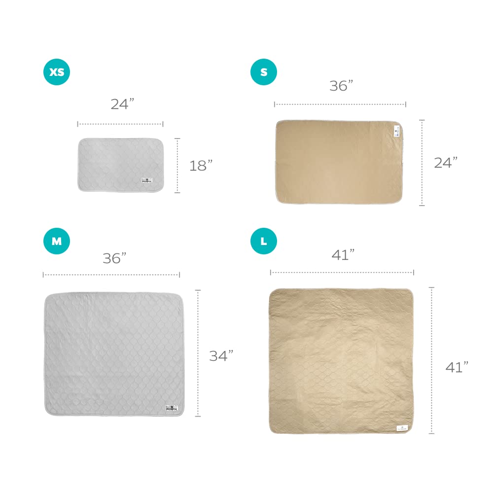 Pet Parents Pawtect Pads waterproof backside with StickyPaw backing keeps pad in place.