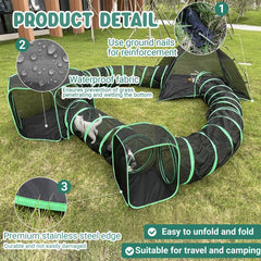 Pawtenda weather-resistant catio provides rain-or-shine outdoor adventures for cats.