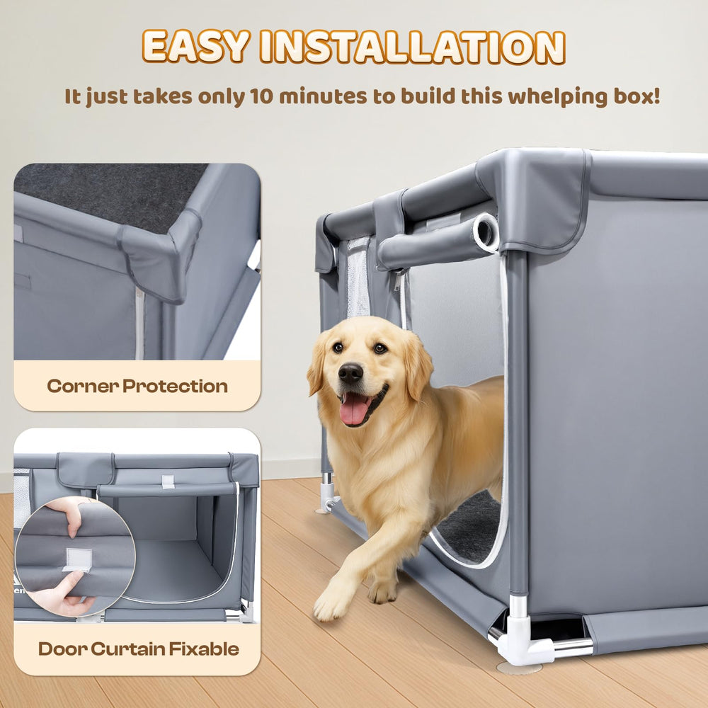 Pawtenda whelping box multipurpose use as playpen for small pets