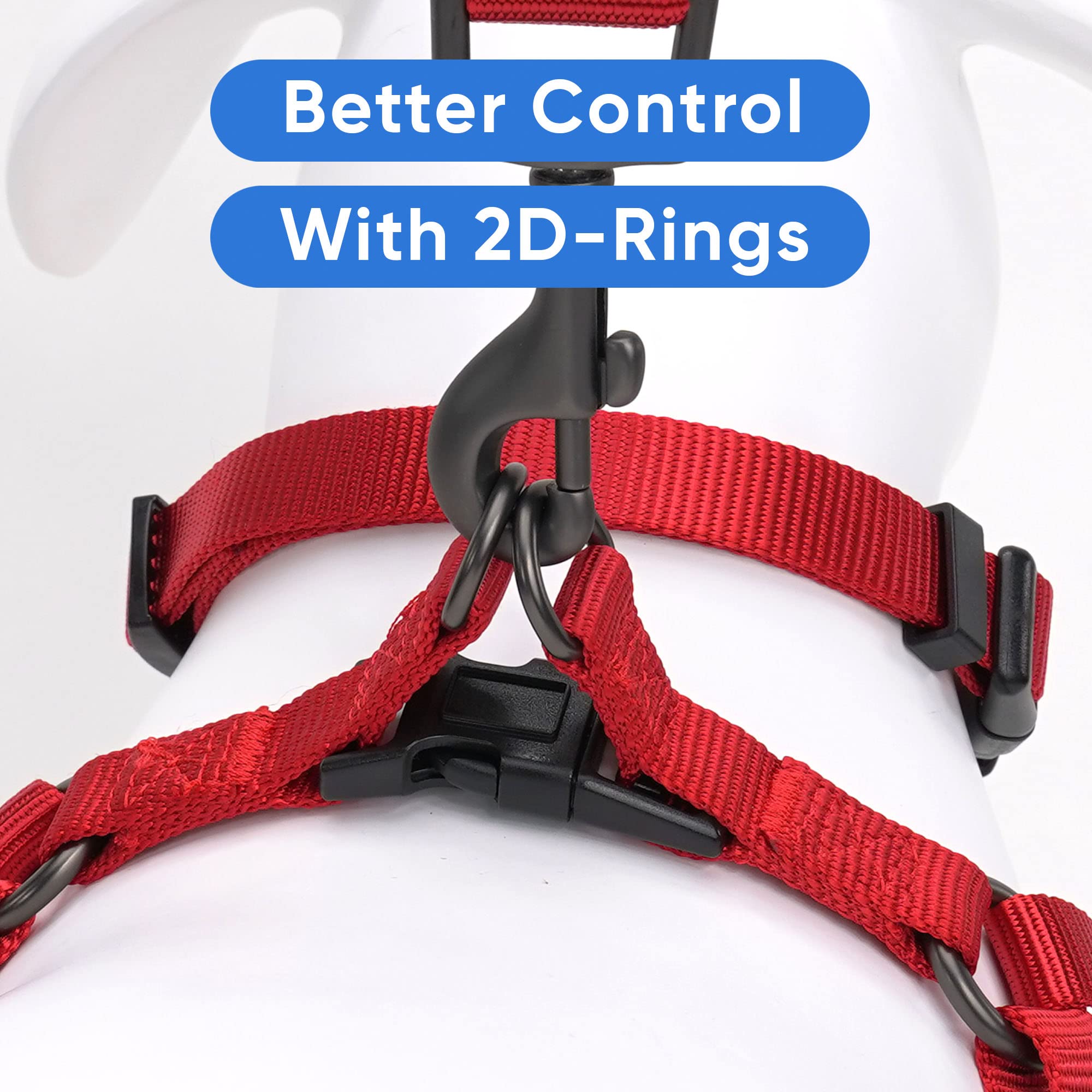 Pawtitas Solid Step-in Harness available in multiple colors to match your dog.