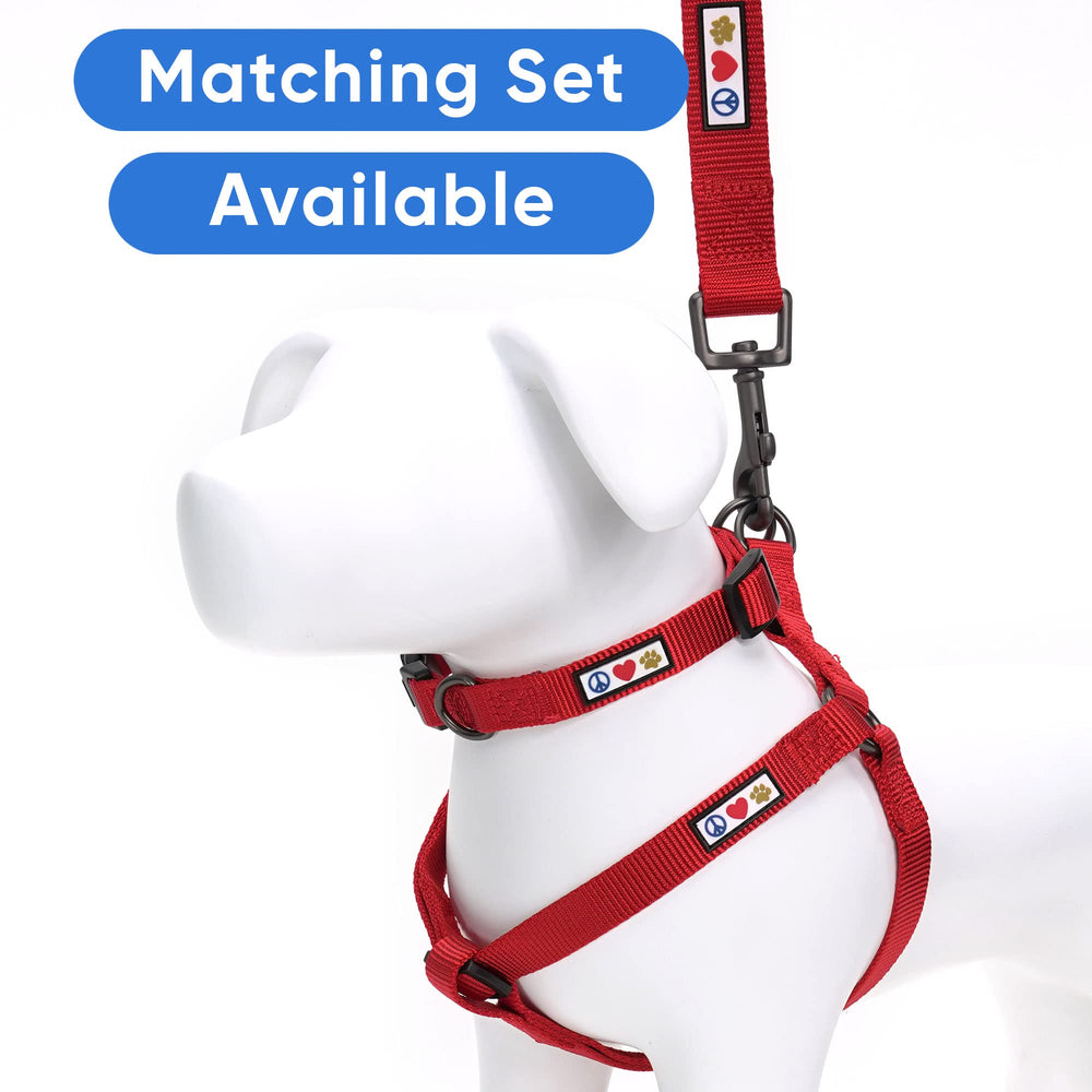 Pawtitas Solid Step-in Harness ideal for small dogs seeking a secure fit.