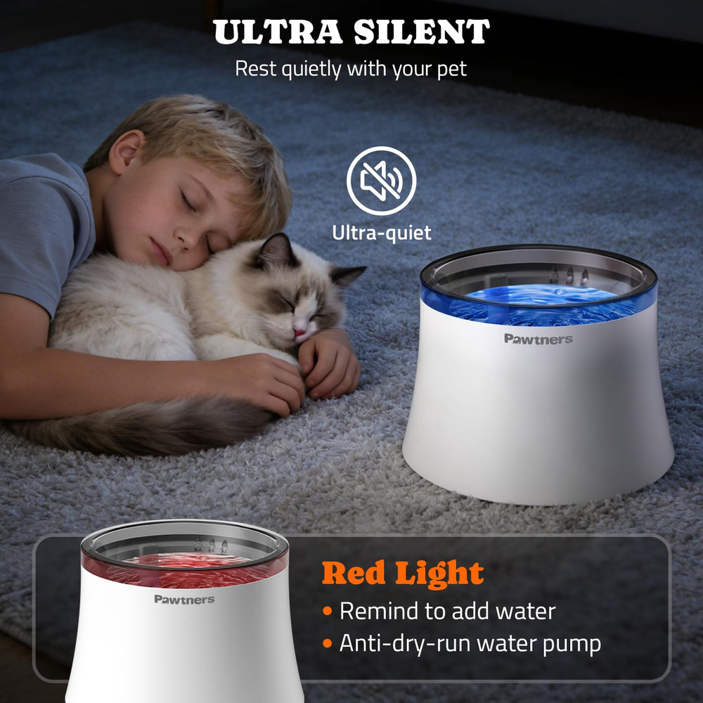Pawtners 24/7 circulating water sustains pet hydration