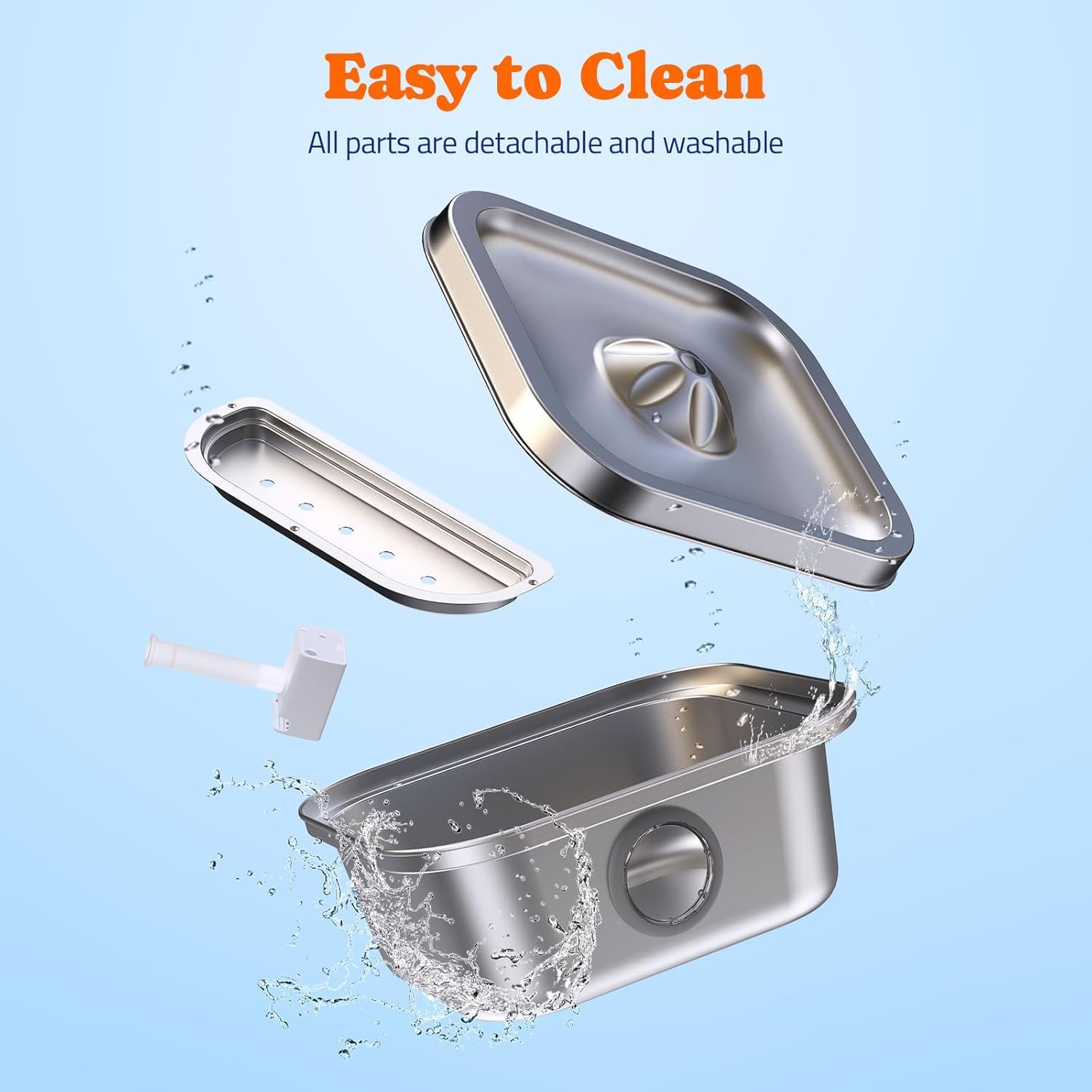 Pawtners easy-clean design simplifies weekly maintenance.