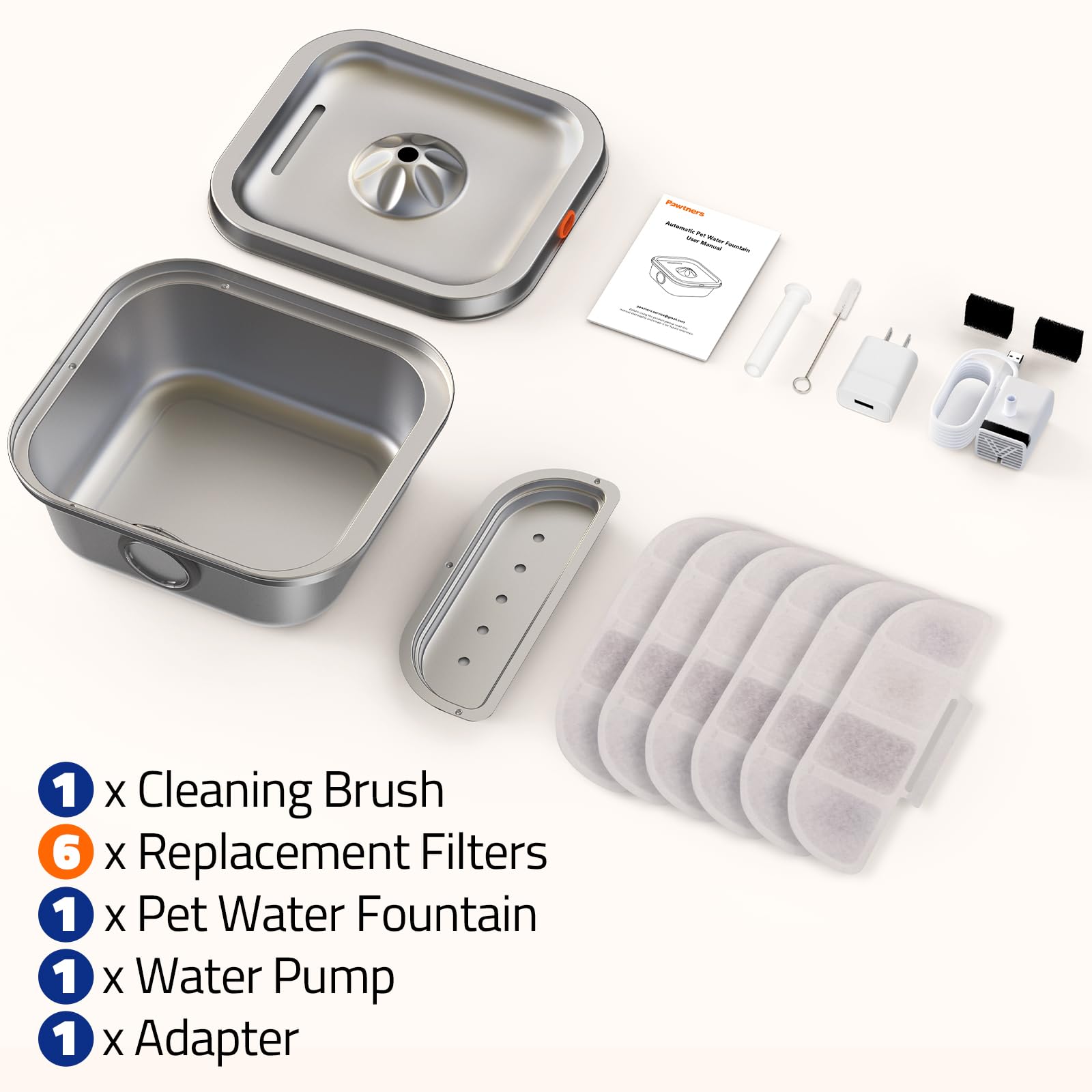 Pawtners indoor use-friendly design keeps pets hydrated at home.