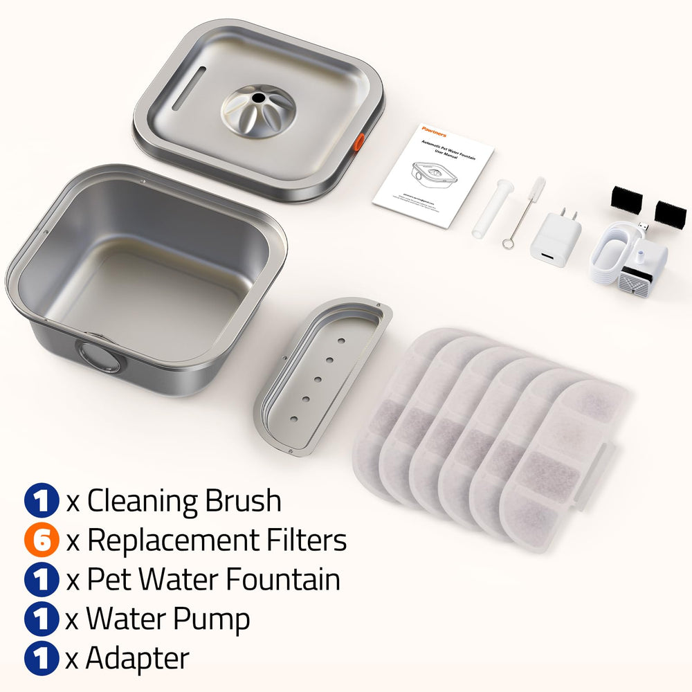 Pawtners indoor use-friendly design keeps pets hydrated at home.