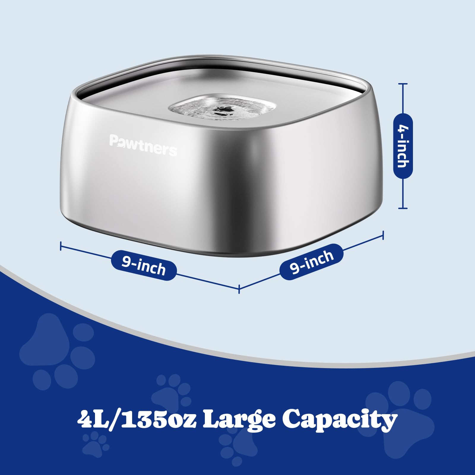 Pawtners easy-to-clean surface with minimal maintenance