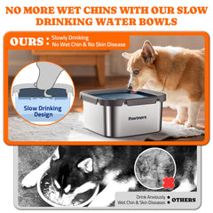 Pawtners floating disk system slows drinking for calmer sessions.