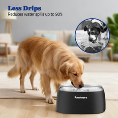 Pawtners one-piece floating disk cleans easily and prevents leaks.