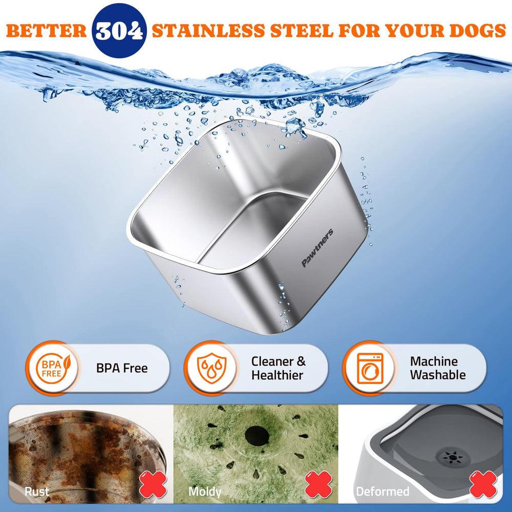 Pawtners splash-proof strip prevents spills during busy drink times.