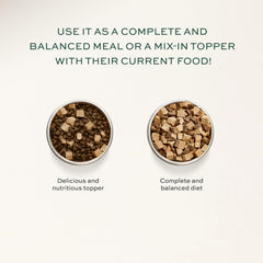 pawTree Freeze-Dried Raw Chicken Recipe chicken-chunks highlight real meat and nutrient-dense bites.
