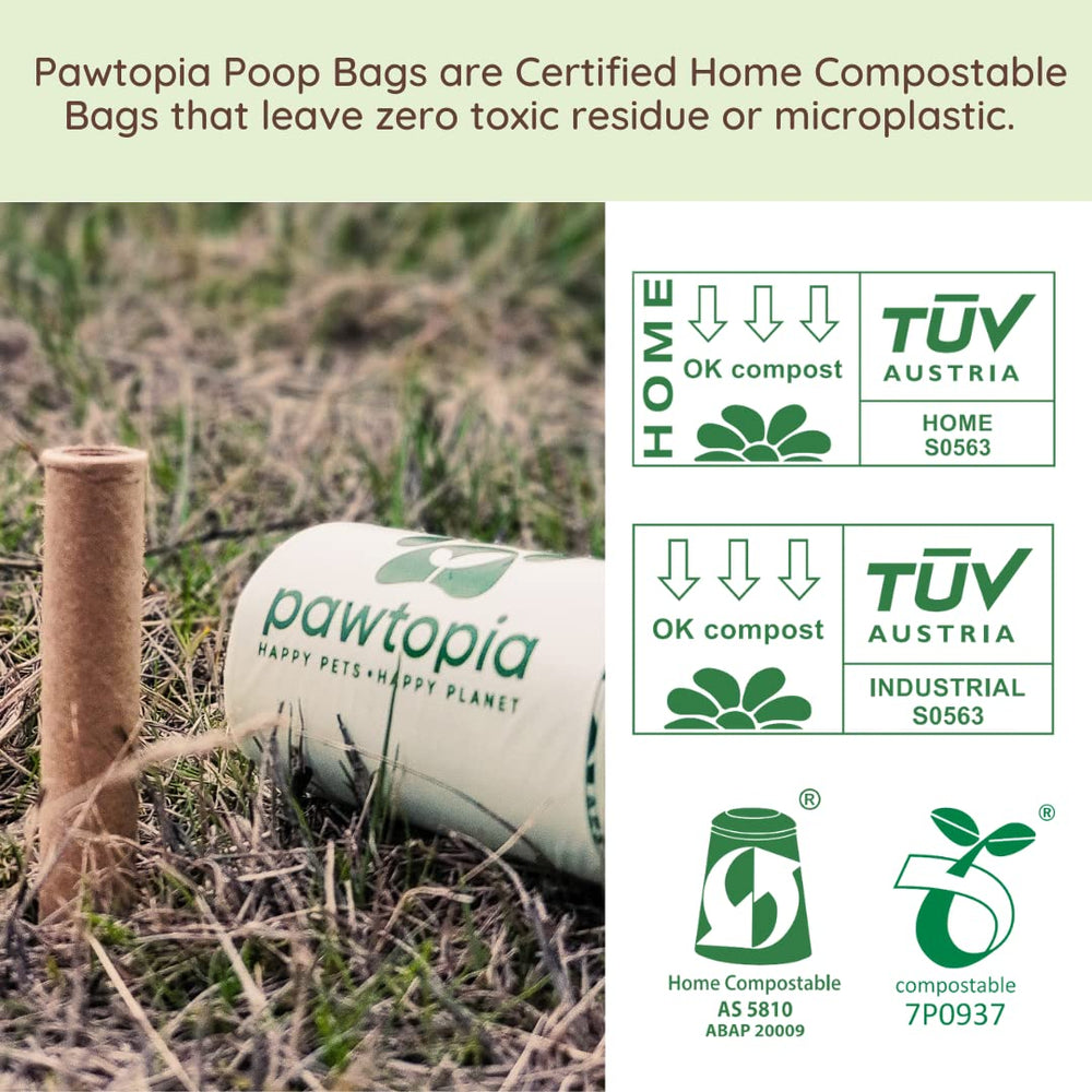 Pawtria recyclable box and cores emphasize zero-waste packaging.