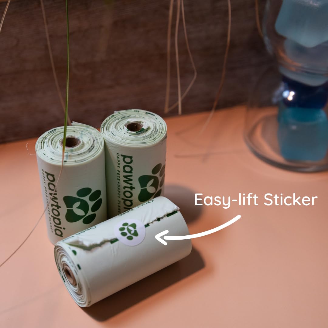 Pawtria travel-friendly dog waste bags for trips and walks.