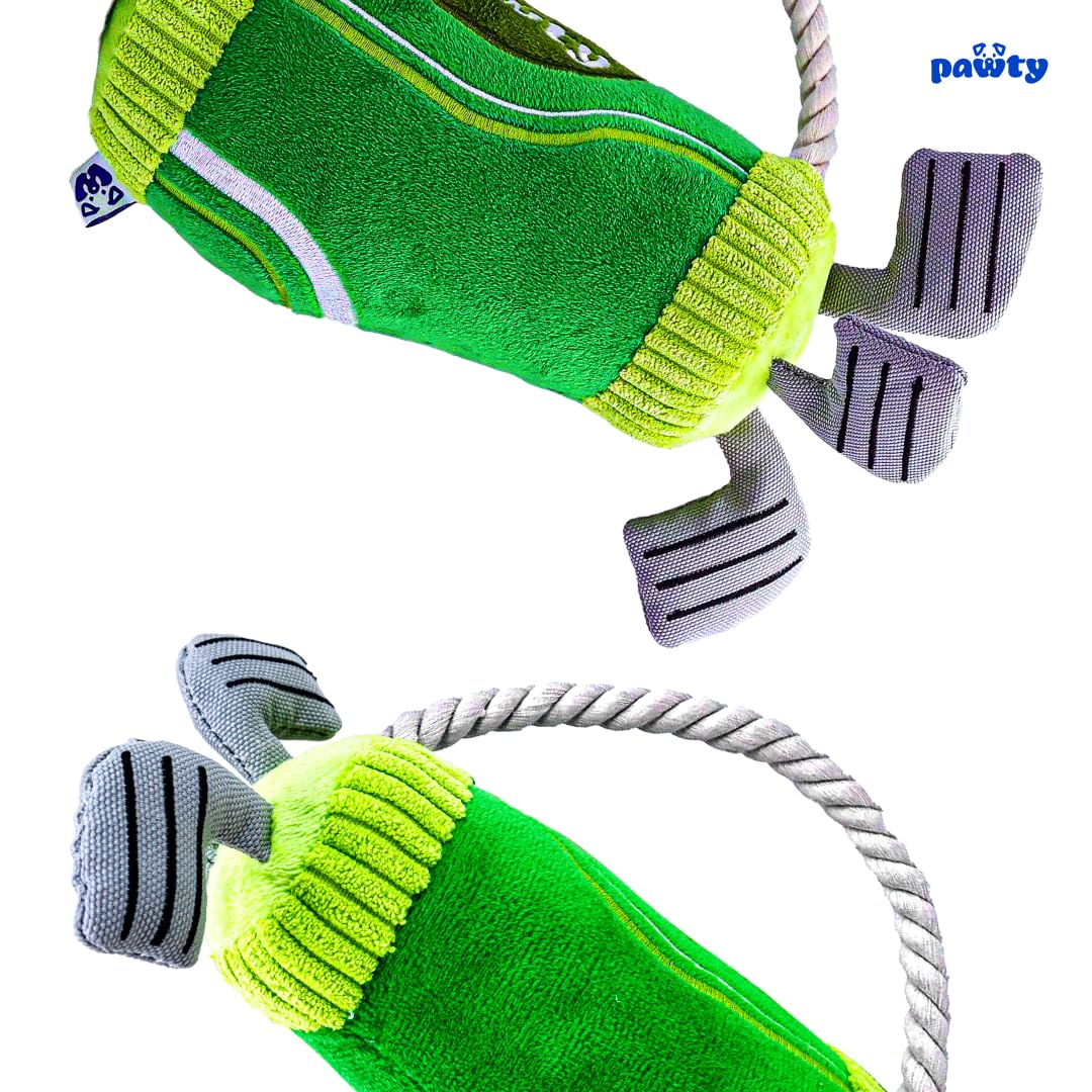 Pawty Soft Durable Plush provides gentle teeth contact and daily play resilience