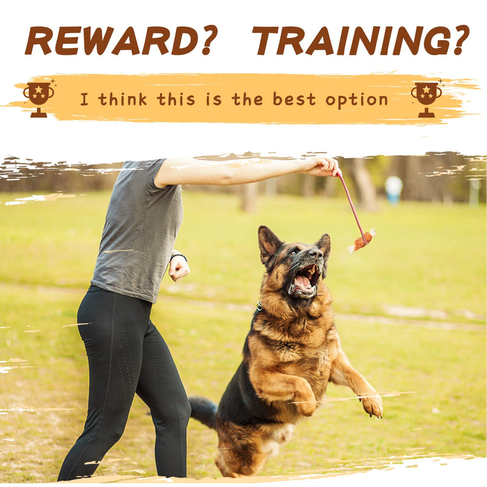 PAWUP 12.5oz chicken-wrapped chew pack for routine rewards.