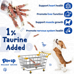 PAWUP cod skin close-up highlighting omega-3 richness for coat care