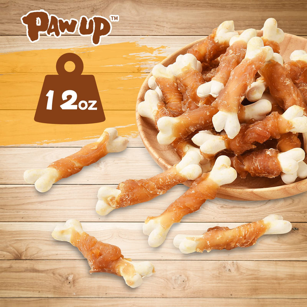 PAWUP digestible soft-core center chew offers gentle chewing and easier digestion.