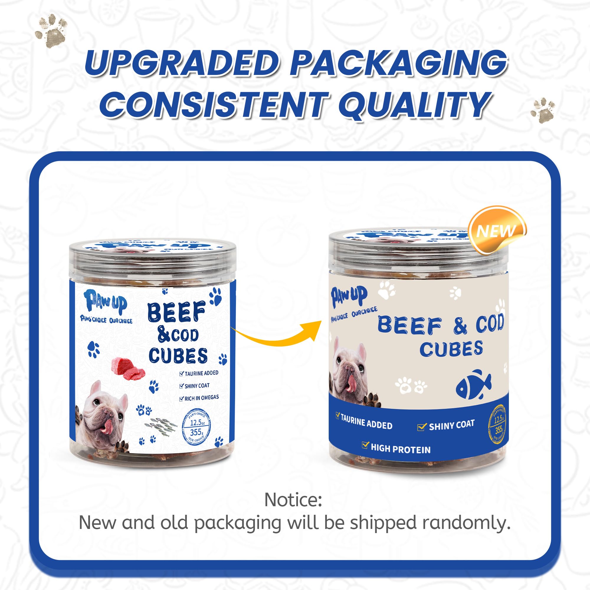 PAWUP dog treats for obedience practice, protein-rich bites